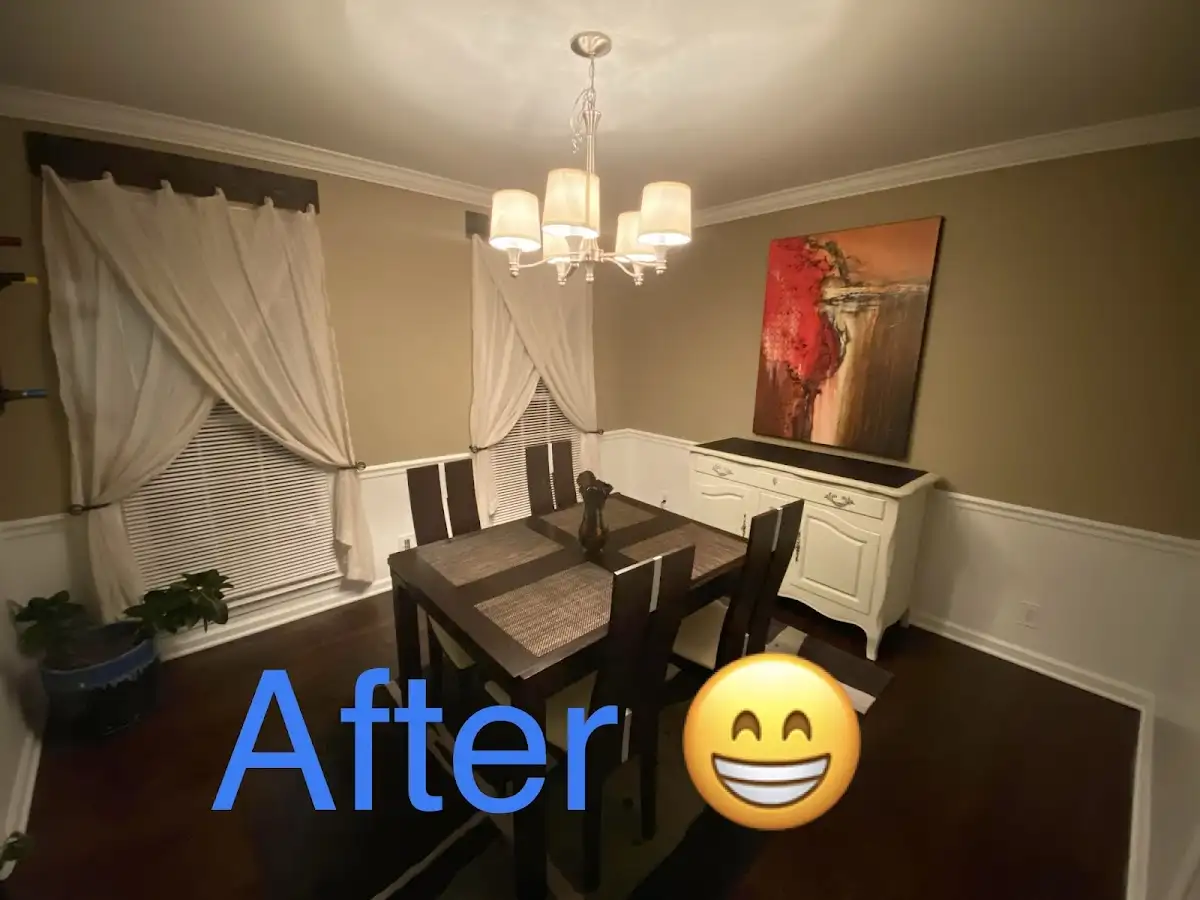 Professional dining room restoration after water damage in Thurmont
