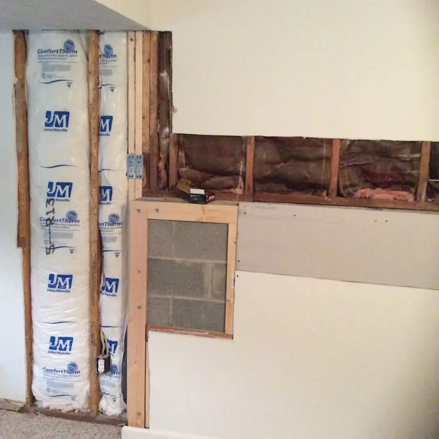 Wall insulation replacement during Odor Removal & Deodorization in Thurmont